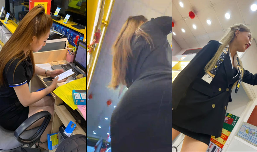 Poster of Quay lén nhân viên TGDD cực xinh chân dài